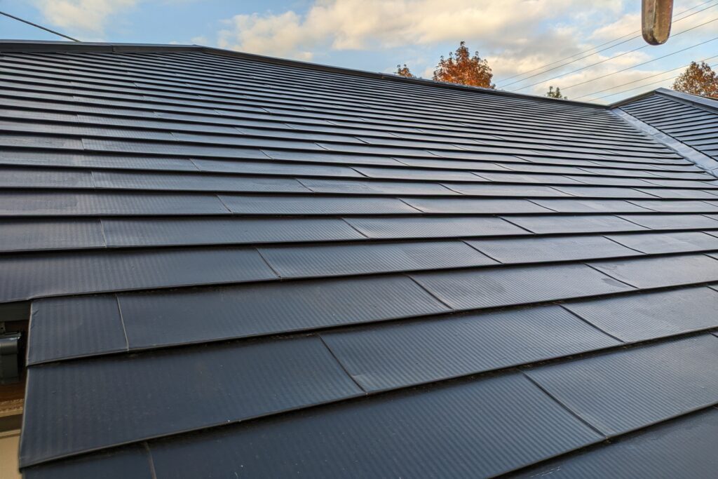 塗装された屋根の写真